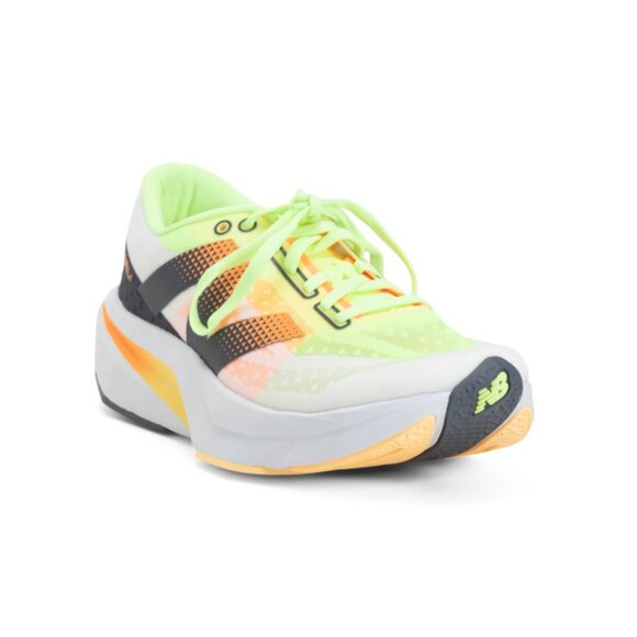 NEW BALANCE White Fuelcell Rebel V4 Performance Running Sneakers